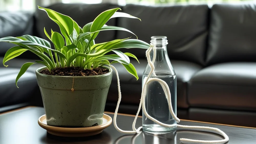 riego casero para plantas verano