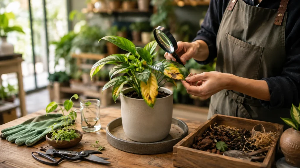 diagnostico y recuperacion de plantas en Zaragoza